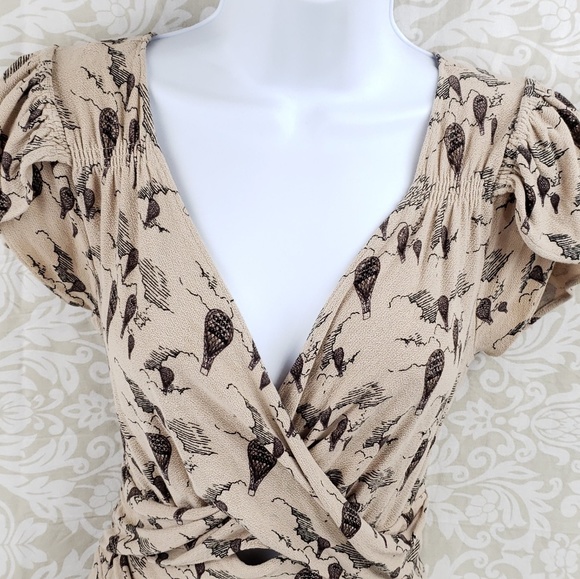 Leifnotes Anthropologie Wrap Dress Small - Picture 8 of 8